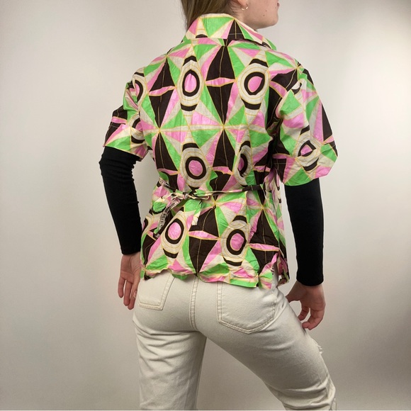 TRIBAL PRINT BLOUSE - Picture 3 of 5